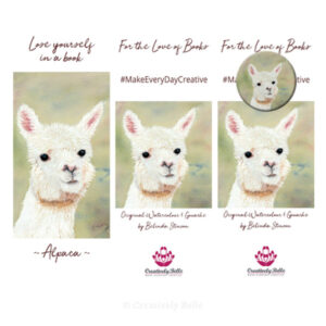 Alpaca Bookmark and Magnet Gift