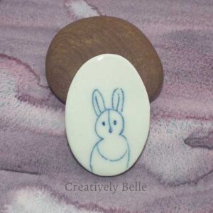 Bunny pins by Creatively Belle