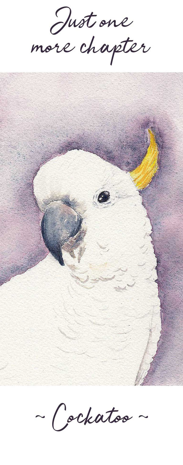 Cockatoo Bookmark and Magnet Gift - Image 2