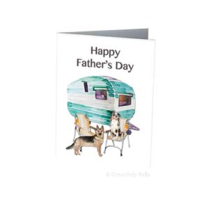Father's Day Caravan and Dogs
