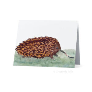 Echidna and Ant Greeting Card