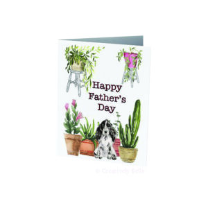 Gardening dad's Happy Father's Day greeting card