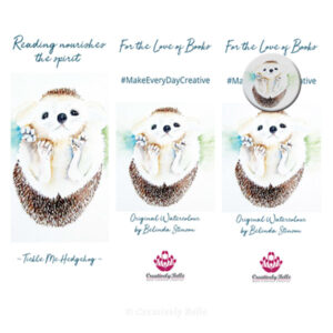 Tickle Me Hedgehog Bookmark and Magnet Gift
