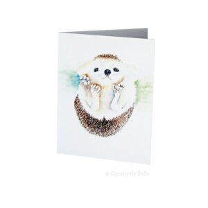Tickle Me Hedgehog Greeting Card