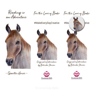 Australian Quarter Horse Bookmark and Magnet Gift