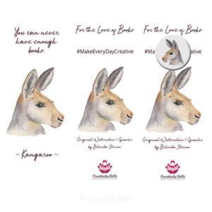 Kangaroo Bookmark and Magnet Gift
