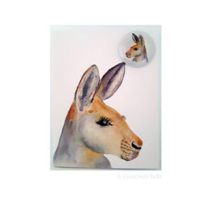 Kangaroo Card and Magnet Gift