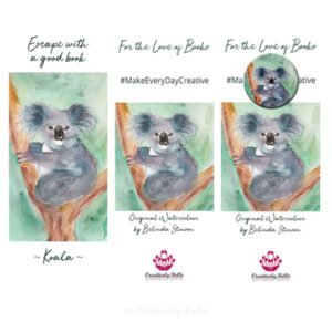 Australian Made Koala Bookmark and Magnet Gift