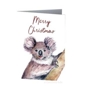 Koala Merry Christmas Greeting Card