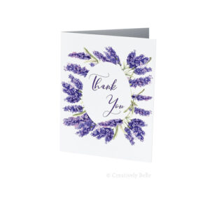 Thank You Lavender Greeting Card