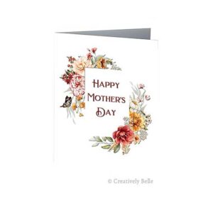 Dutch Still Life with Bees Happy Mother's Day Greeting Card