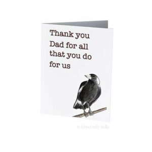 Father's Day Magpie Card