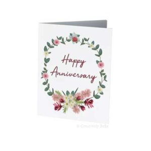 Happy Anniversary Wildflowers Greeting Card