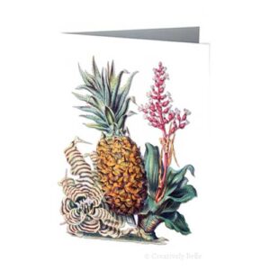 Pineapple Vintage Greeting Card