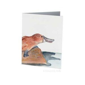 Australian Platypus Greeting Card