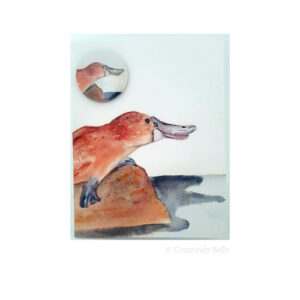 Platypus Card and Magnet Gift