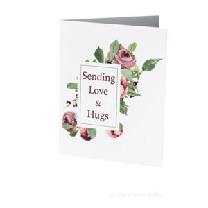 Sending Love and Hugs Greeting Card
