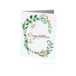 Congratulations Sweet Pea Greeting Card