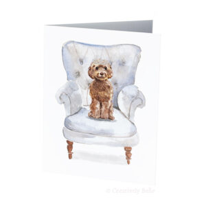 Pet dog Westie sympathy greeting card
