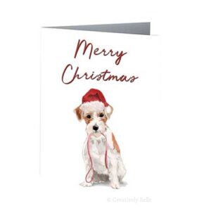 Walkies Christmas Greeting Card
