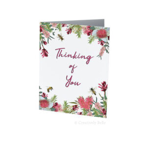 Native Wildflower Thinking of You Greeting Card
