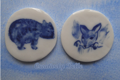 A Wombat and baby kangaroo joey by Creatively Belle